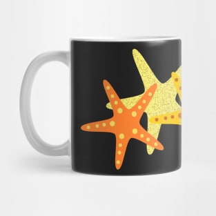 Starfish at the beach Mug